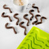 Silikonová forma na gumové červy, čokoládu, kostky ledu