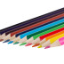 EasyColours Dřevěné pastelky trojhranné 12 barev