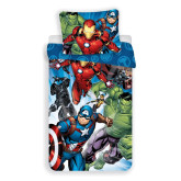 Jerry Fabrics, bavlněné povlečení Avengers Bands, 140x200, 90x70cm