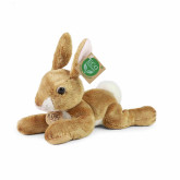 Rappa Plyšový ležící králík ECO-FRIENDLY 18 cm, hnědý