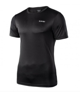 HI-TEC Sibic pánské sportovní tričko s krátkým rukávem černé, vel. M