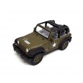Welly Jeep Wrangler Rubicon Convertible Army 1:34/39