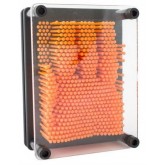 Neonové 3D otisky Pin art, Oranžové