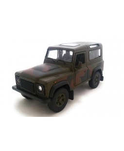 Welly Land Rover Defender (army camouflage) 1:34-39