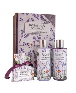 Bohemia Gifts Dárkové balení kosmetiky levandule, sprchový gel, šampon a mýdlo