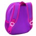 Dětský neoprenový batoh Pejsek fialový, 30x22x10 cm