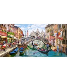 Castorland puzzle 4000 dílků  -  Kouzla Benátek