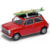 Welly Mini Cooper 1300 with Surf, Red 1:34-39