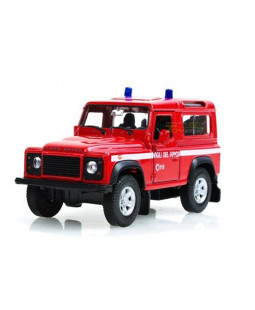 Welly Land Rover Defender Vigili del Fuoco (hasiči) 1:34-39
