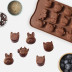 Silikonová forma na čokoládu - zvířátka