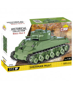 Cobi 2715 II WW Sherman M4A1, 1:48, 312 kostek
