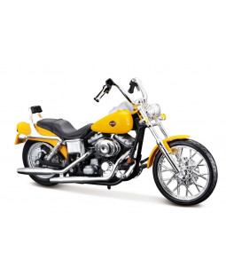 Maisto Harley Davidson FXDWG Dyna Wide Glide (2001) yellow 1:18 