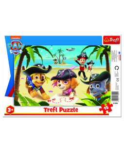 Trefl Deskové puzzle Tlapková patrola Přátelé 15 dílků
