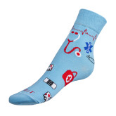 Bellatex Ponožky Zdravotnictví - modrá - 35-38
