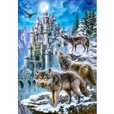 Puzzle Castorland 1500 dílků - Vlci u zámku