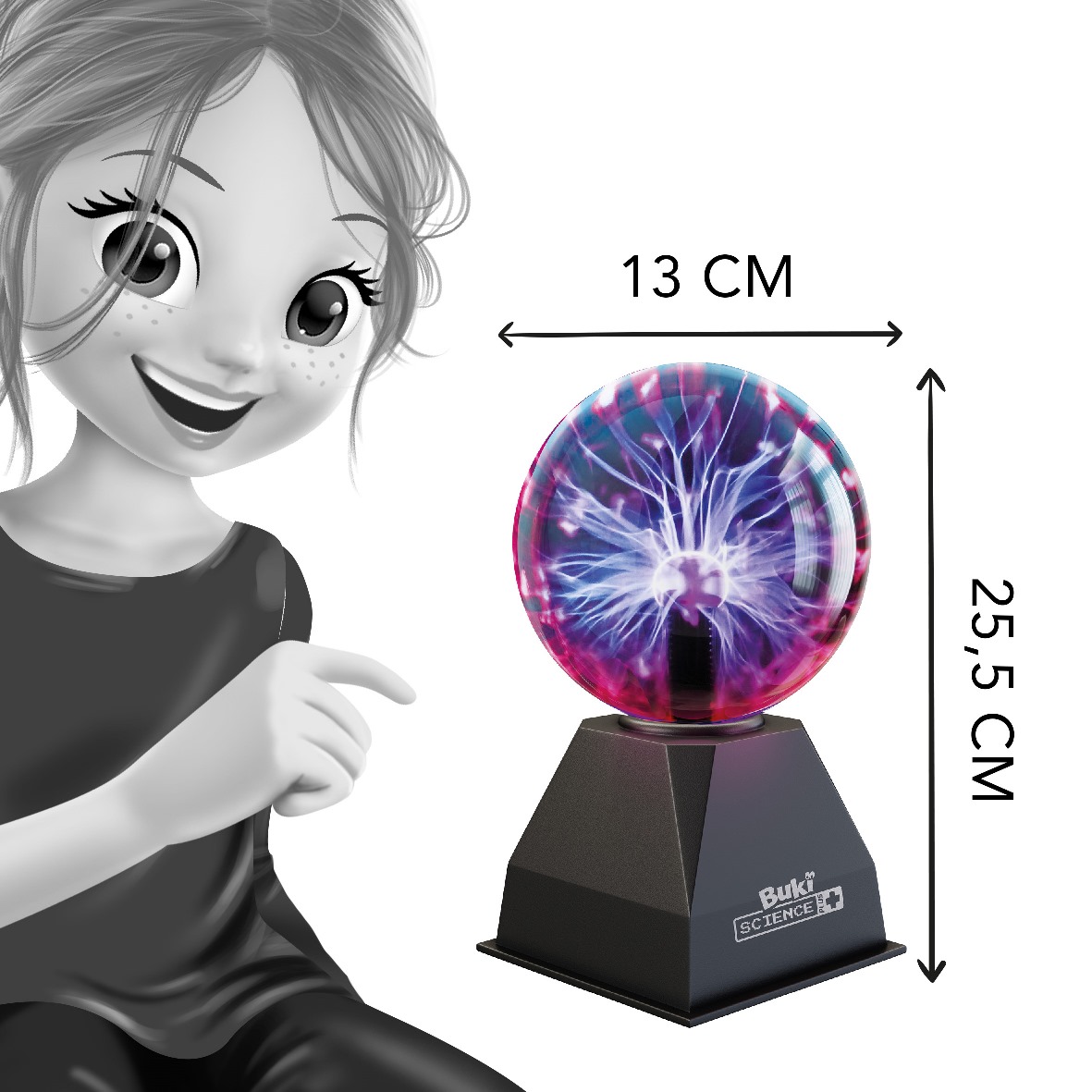 BUKI Science Plasmová koule 13 cm