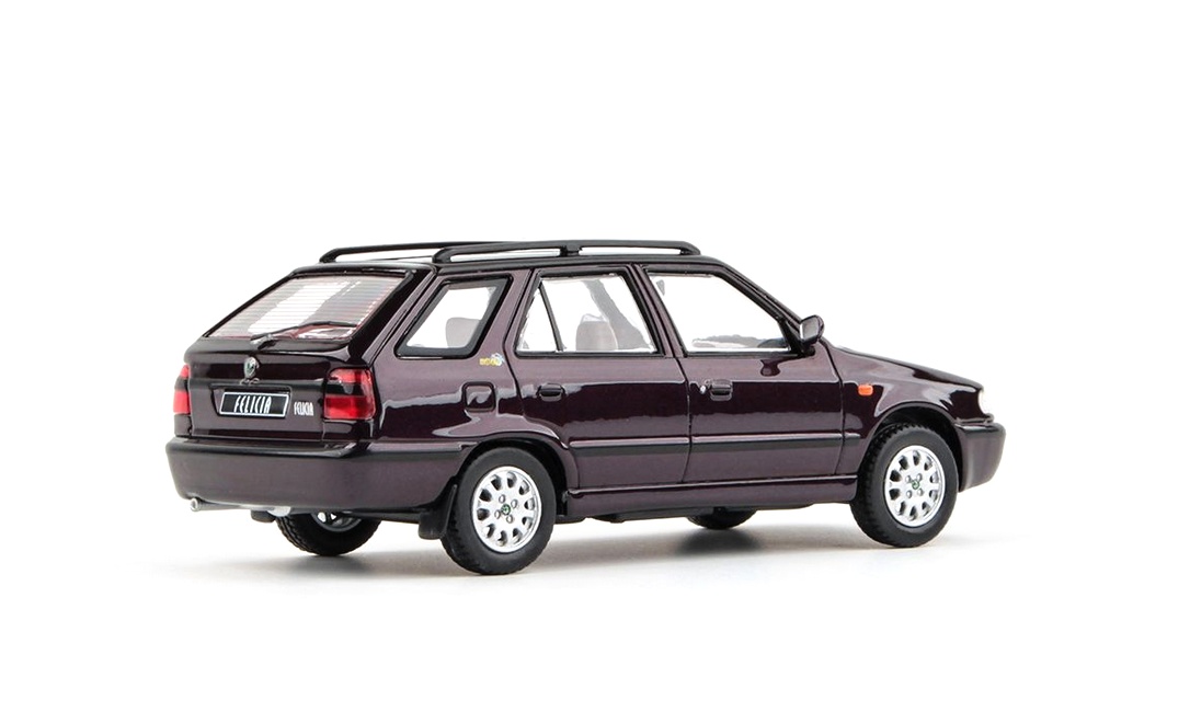Abrex Škoda Felicia FL Combi (1998) Fialová Esprit Metalíza - Mystery 1:43