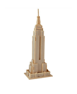 Woodcraft dřevěné 3D puzzle - skládačka Empire State Building