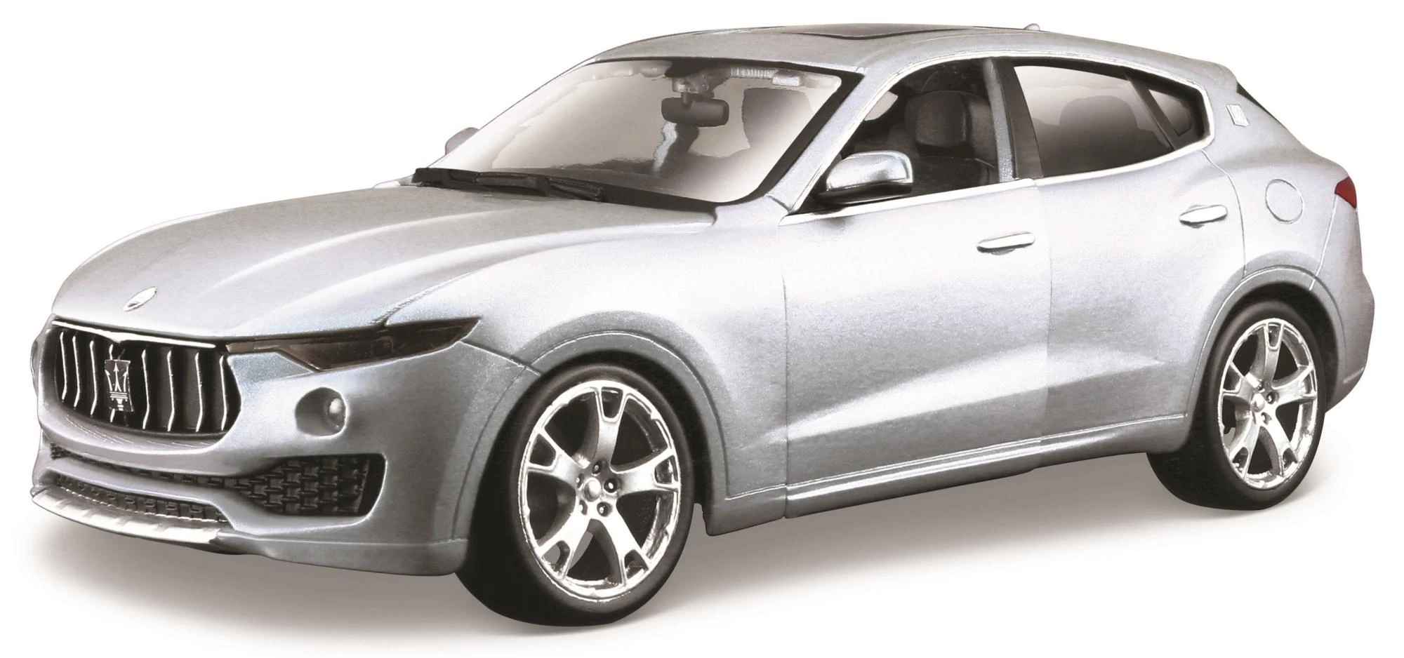 Bburago Maserati Levante stříbrná 1:24