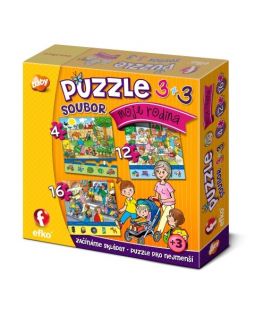 Soubor puzzle 3 v 1, Moje rodina