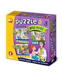 Soubor puzzle 3 v 1, Můj svět