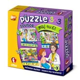 Soubor puzzle 3 v 1, Můj svět