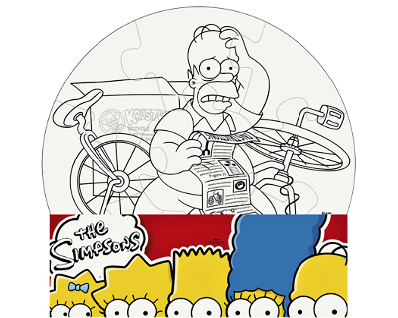 Puzzle The Simpsons - 9 dílků
