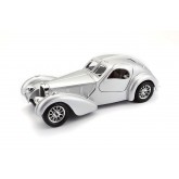 Bburago Bugatti Atlantic Stříbrná 1:24