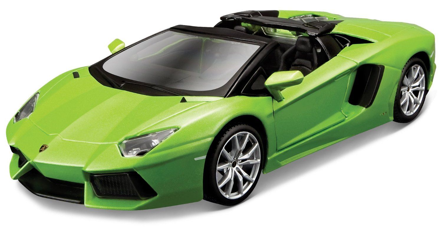 Maisto Kit Lamborghini Aventador Roadster Zelený 1:24