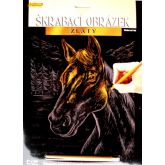 ArtLover Škrabací obrázky  25 x 20 cm - Kůň