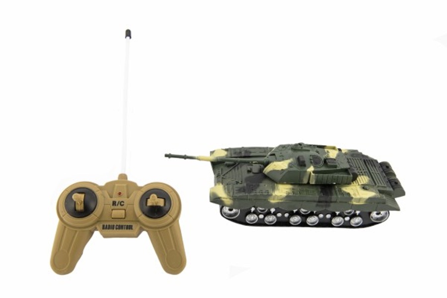 Teddies Tank RC 2ks 25cm tanková bitva se světlem a zvukem