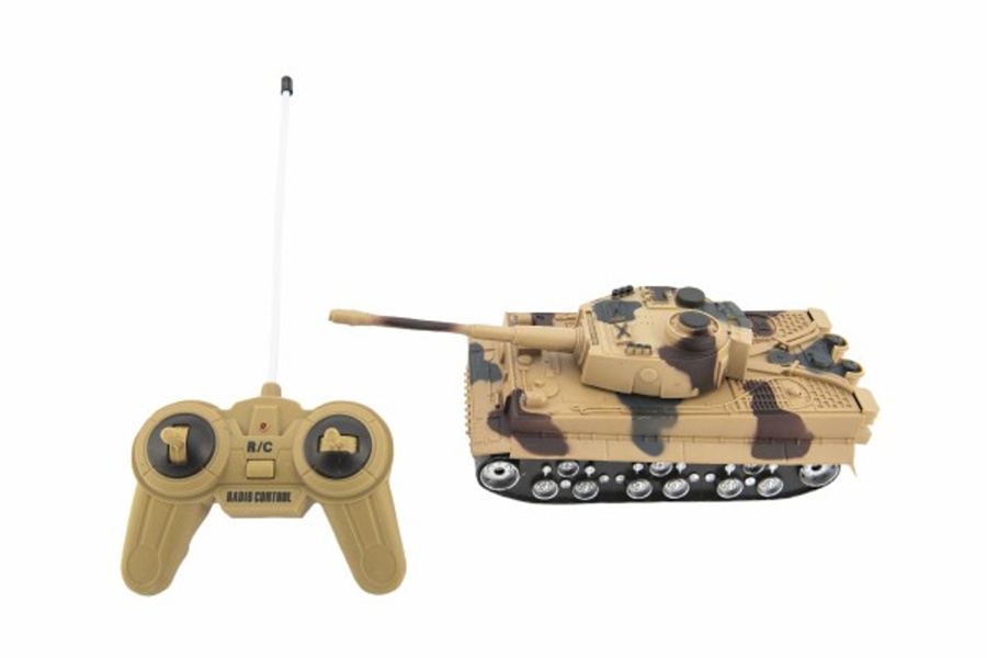 Teddies Tank RC 2ks 25cm tanková bitva se světlem a zvukem