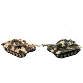 Teddies Tank RC 2ks 25cm tanková bitva 27MHZ a 40MHz