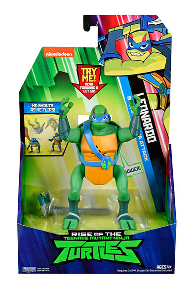 Playmates Toys Želvy Ninja figurka LEONARDO se zvukem, 15cm