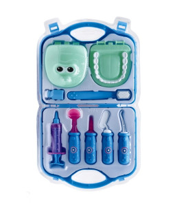 Zubařský set v kufříku, modrý