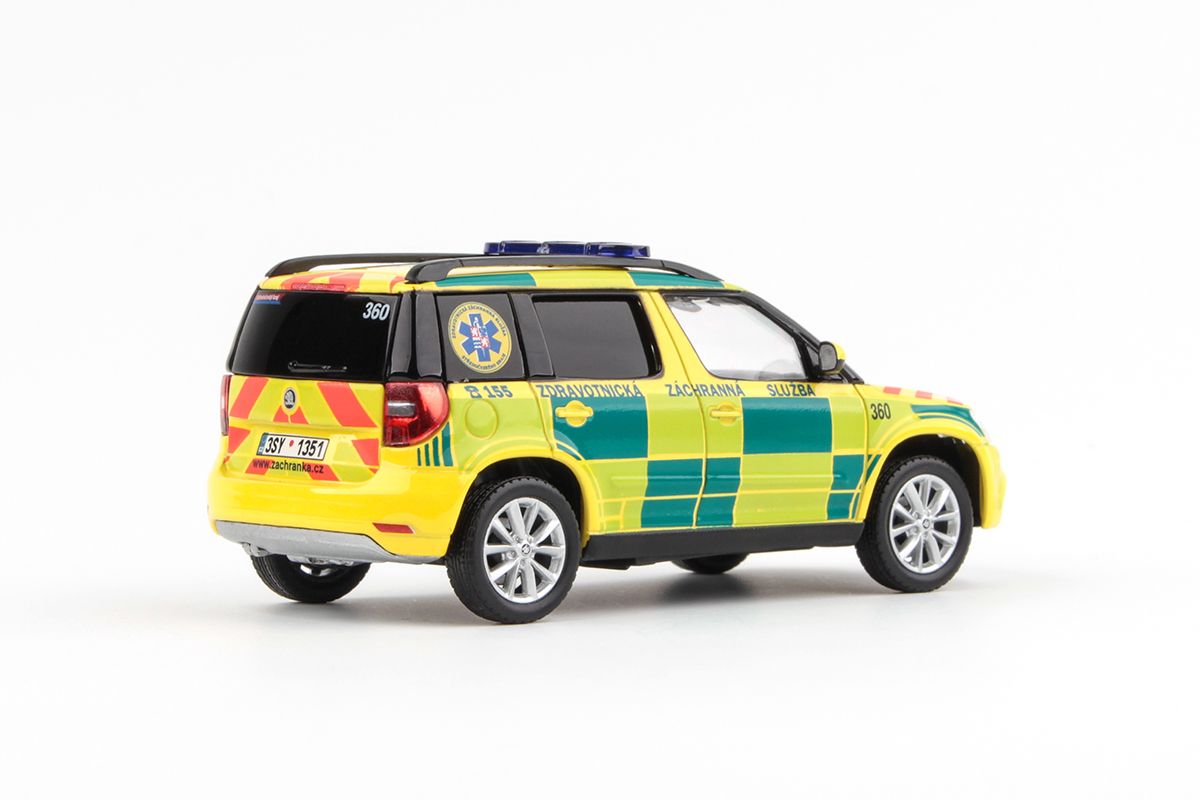 Abrex Škoda Yeti FL (2013) ZZS Středočeského Kraje 360 1:43