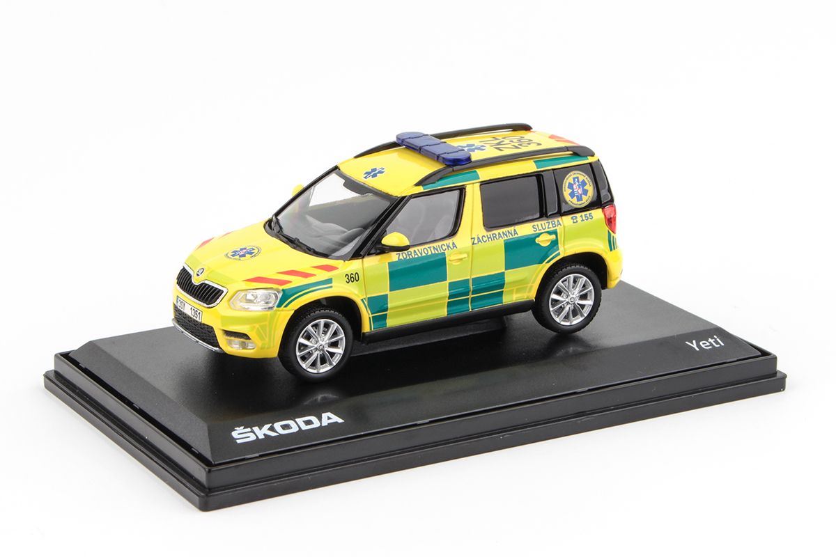 Abrex Škoda Yeti FL (2013) ZZS Středočeského Kraje 360 1:43