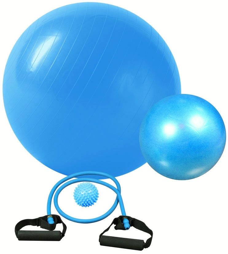Fitness set rehabilitační D45, Modrý