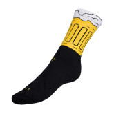 Bellatex Ponožky Pivo 3 - černá, žlutá - 39-42