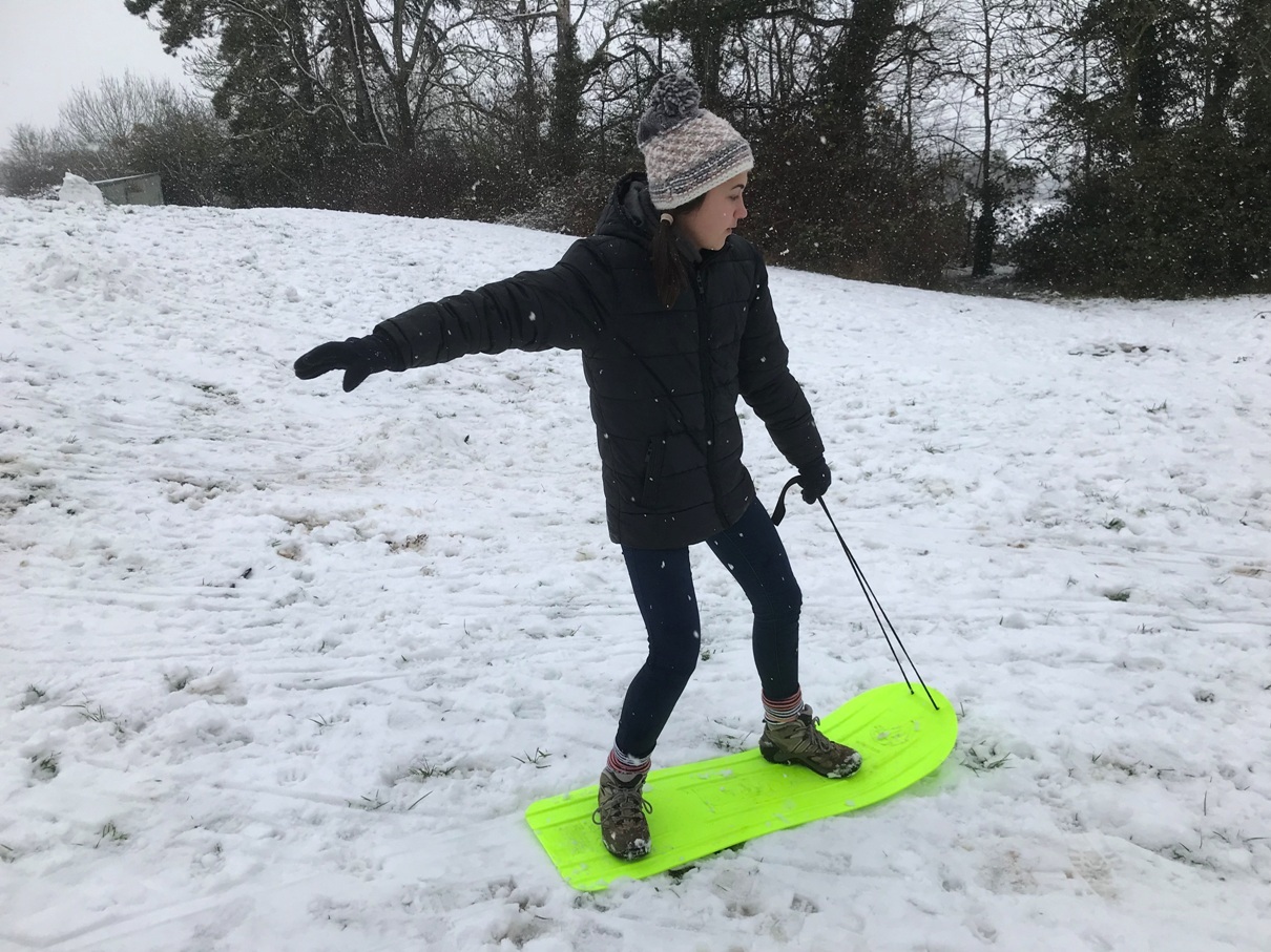 AXISKI MkII Ski - board zelený