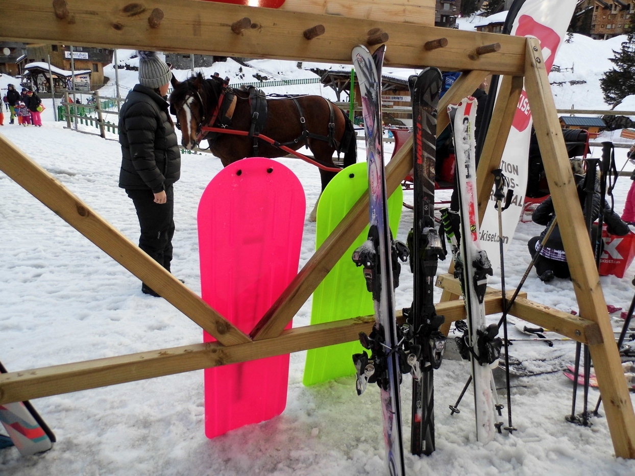 AXISKI MkII Ski - board zelený