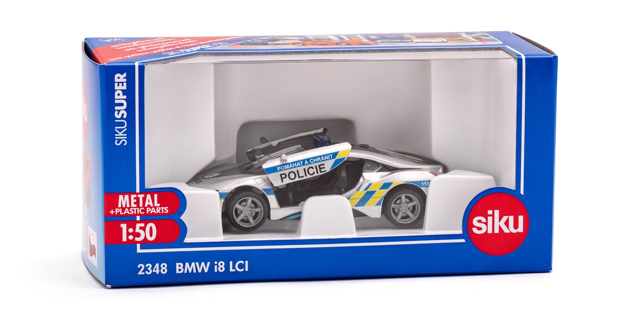 Siku BMW i8 LCI Policie, česká verze 1:50