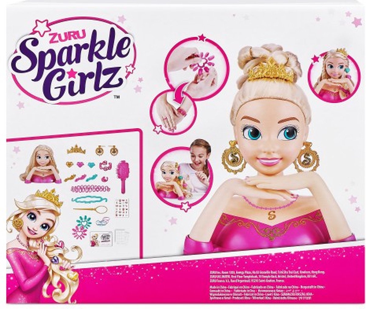 Česací hlava Zuru Sparkle Girlz s doplňky