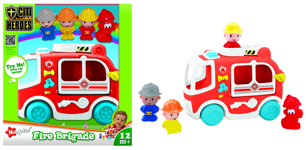 Alltoys Autíčko požární se zvuky