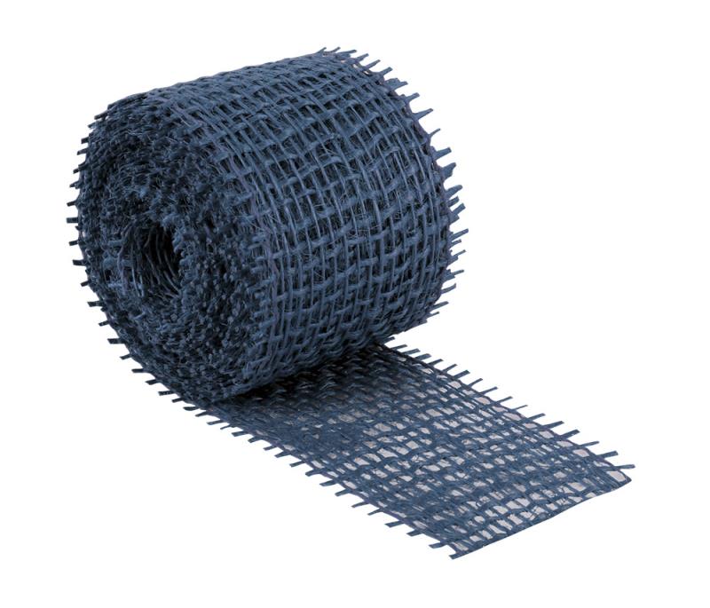 Bellatex Jutový dekorační pásek, tmavě modrý - 3m x 4 cm