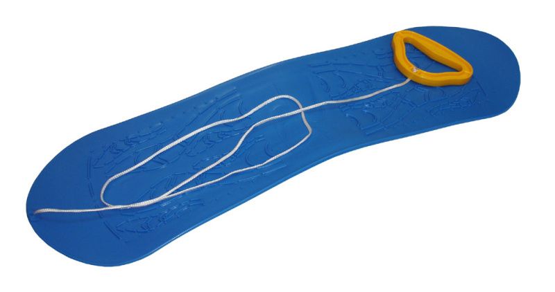 Dětský sněhový plastový snowboard, Modrý