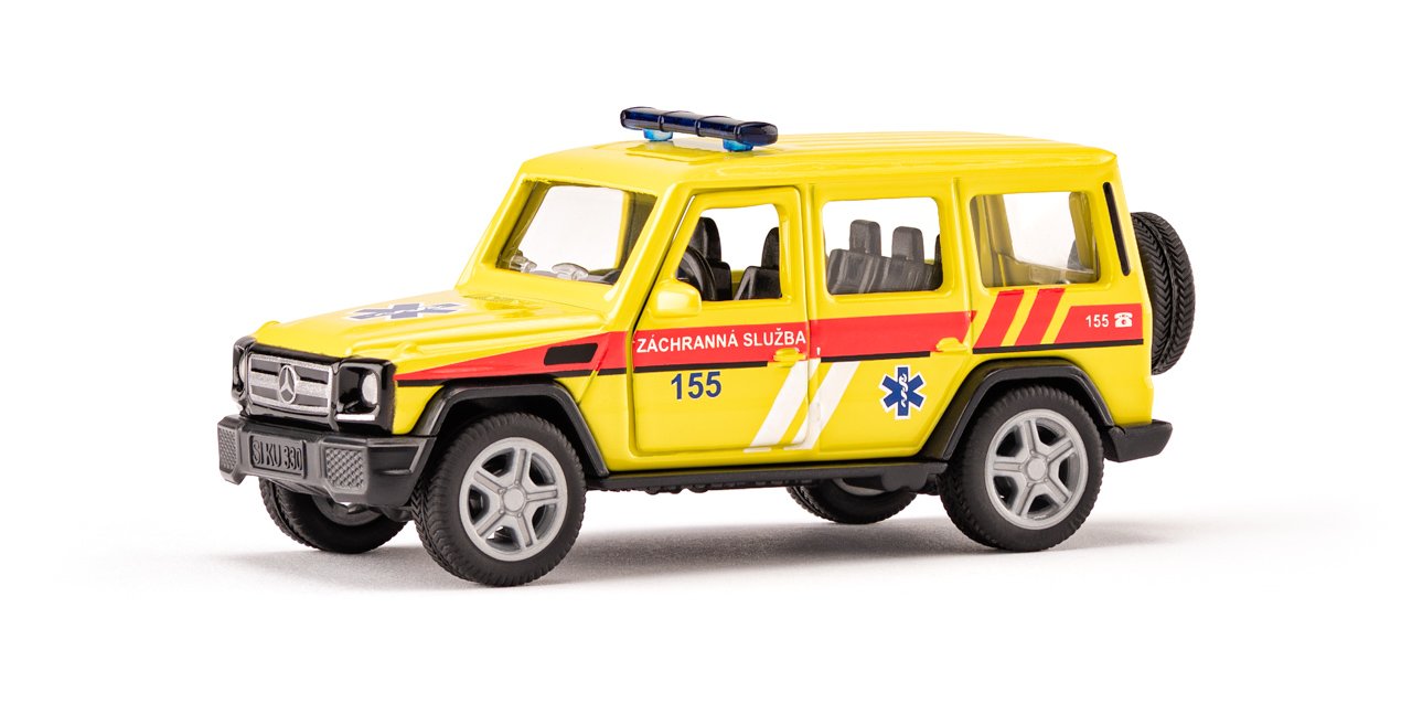 Siku Mercedes AMG G65 Ambulance, česká verze 1:50