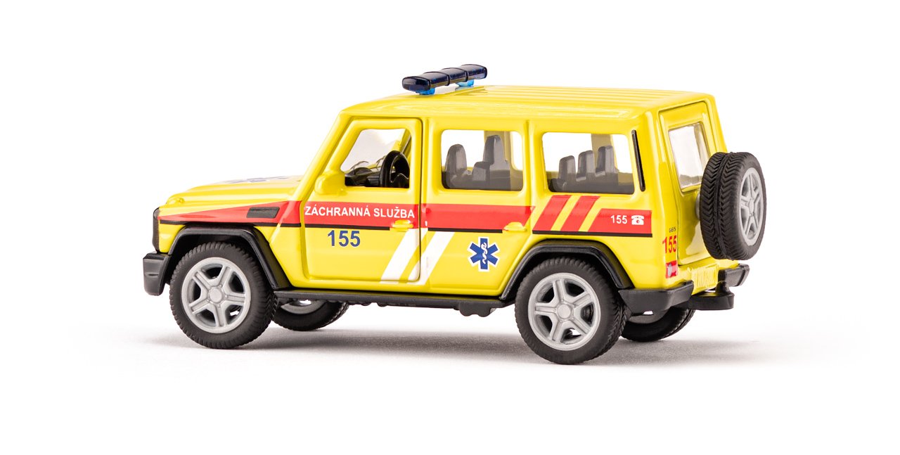 Siku Mercedes AMG G65 Ambulance, česká verze 1:50