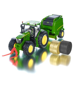 Siku Farmer, Traktor John Deere a balíkovačka 1:32