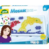 Mozaika velká, klobouček 10 mm krystal